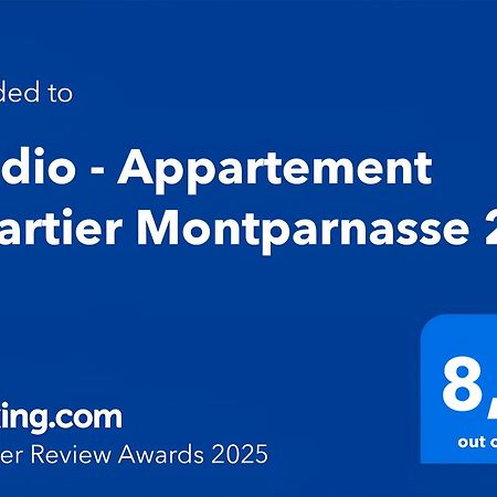 Studio - Appartement Quartier Montparnasse 2 Free Netflix Paris Ngoại thất bức ảnh